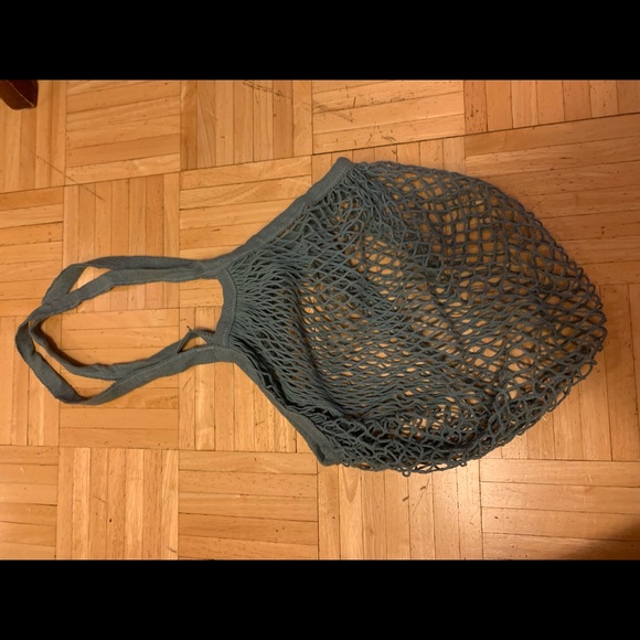 Teal fishnet bag - Picture 2 of 5
